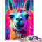 Lama Black Light UV Glow Toys Puzzle 1000 Teile Puzzle Lernspiele Premium 100% recyceltes Brett Teenager Kinder 1000 Teile Lustige Puzzlespiele 1000 Stück (26 x 38 cm)