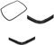Oven Main Rubber Door Seal & Corner Clips For Hotpoint Oven and Indesit Cookers