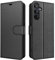 New&Teck Coque pour Samsung Galaxy A15 4G/5G Housse Etui Portefeuille, Cuir Multifonction, Fermeture Magnétique à Clapet Anti-Choc (Noir)