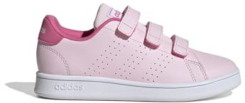 Adidas Advantage Lifestyle Court Hook-and-Loop Sneaker, Rosa, 34 EU