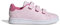 Adidas Advantage Lifestyle Court Hook-and-Loop Sneaker, Rosa, 34 EU