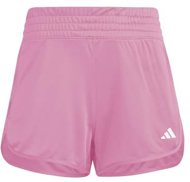 adidas Pacer Essentials - Pantaloncini da Donna a Vita Alta, 7,6 cm