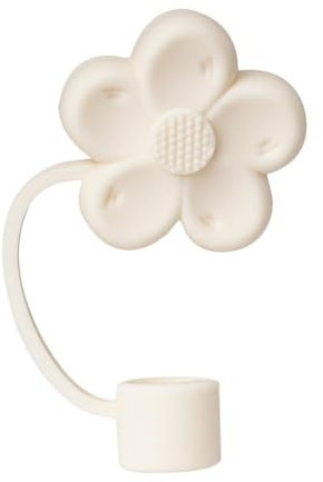 EIRZNGXQ Straw Cover for Stanley Cup, Cute Straw Topper for Stanley Cup Accessories,10mm/0.4in Silicone Flower Straw Covers Caps Toppers, Dust-Proof Reusable Straw Cover Cap