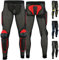 German Wear Protektorenhose Motorrad Motocross Skatebording Protektoren Armour XXL Rot