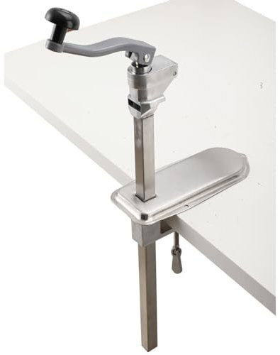 Lfhelper Heavy Duty Tin Opener, Bench Can Opener, Stainless Steel Desktop Can Opener for Commercial Kitchen Hotel Food Factory