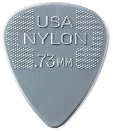 DUNLOP Nylon Standard 0,73 mm grau, 24er Pack Plektren (44F073)
