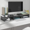 CINDERFUL Monitorständer Grau 60x24x10,5 cm Massivholz Kiefer,Monitorständer aus Kiefernholz zur Erhöhung und Verstellung Rustikales Design für Ordnung und Gesundheit TV-Möbel, TV-Bänke