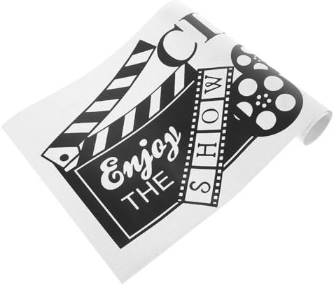 HOLIDYOYO Wandaufkleber Film Kinoraum-dekor Für Zuhause Und Büro Selbstklebendes Wandtattoo Einfach Anzuwendendes Dekorationsdesign Für Wohnzimmer Schlafzimmer Und Andere Räume