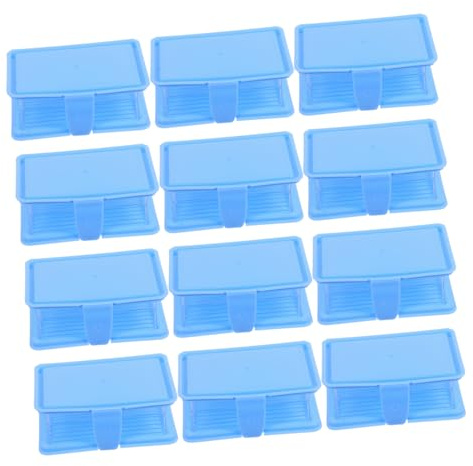Hemobllo 12stücke Wiederverwendbare Kunststoffbox Buchförmig Verpackungsbox Klar Container Süßigkeiten Verpackung Klar Würfel Für Party-leckereien Und Hochzeitsdekorationsbehälter