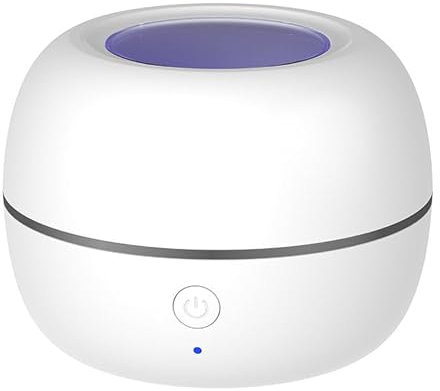 tlidfgeo Dummy UV Steriliser, Dummy Steriliser Portable Kills 99% of Germs in 3 Mins by 4 UV Lights, Type-C Rechargeable, Baby Pacifier Steriliser On The Go