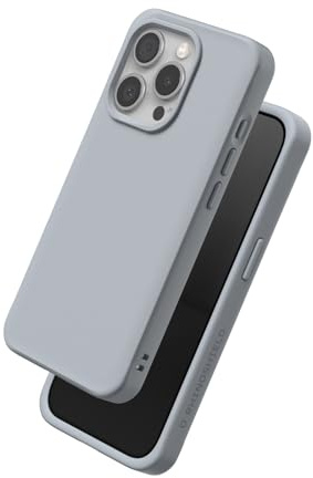 RhinoShield SolidX Hülle für iPhone 15 Pro Max | Fallschutz nach Militärstandard, verstärkte Stoßdämpfung, verbesserter Eckenschutz, schlankes und leichtes Design