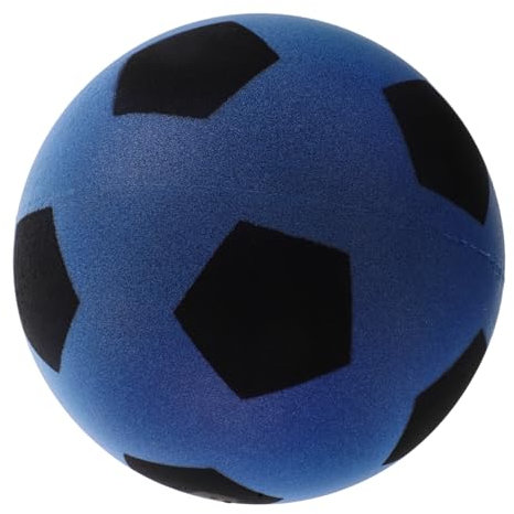 KONTONTY Geräuschloser Softball für Indoor Training und Familienspiele für Leise Fußballpraxis der Wohnung Blau