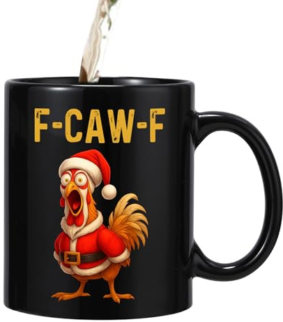 Ylnailky Mug À Café | 350 Millilitres Céramique - Tasse Drôle avec Coq | Pour Femmes Hommes Amis Adultes Cuisine Jus Travail Bière Lait Maison Vin