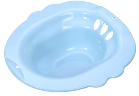 LeeQinersw Sitzbad für Toilettensitz, Dampfsitz für die Toilette, passend für die meisten Formen, tragbare vaginale Dampfwanne, Bidet, Blau