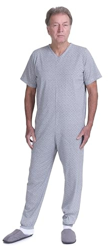 FERRUCCI COMFORT Pyjama Tuton Santé Sentiment Manches Courtes 1 Charnière/Zip Derrière Dos D'été