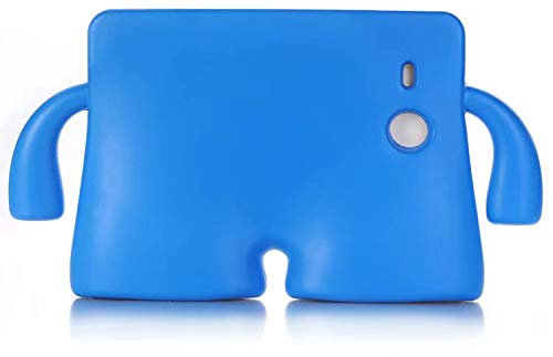 QIHANG - Cover per Samsung Galaxy Tab E 9.6, in Silicone Antiscivolo, Leggera, Resistente agli Urti, per Tablet Samsung Galaxy Tab E T560N / T561N da 9,6 Blu Blu iPad PRO 10,5