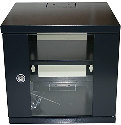 TodoRack Rack Mini Mural 10 6U Negro con Accesorios