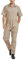 TopTie Herren Arbeitsoverall Kurzarm Overall Herren Arbeitskleidung mit Elastischem Bund- Khaki 3XL