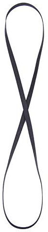 Black Rubber Record Player, Turntable Drive Belts Player Belt with Good Elasticity Phonograph Turntable Replacement Belt for Belt-driven Turntables