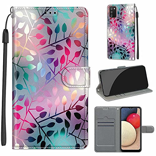 Hülle für Samsung Galaxy A02s / M02s Handyhülle, Glas | Standfunktion, Kartenfach, Magnetisch, Stoßfeste Schutzhülle, Flip Leder, Klapphülle
