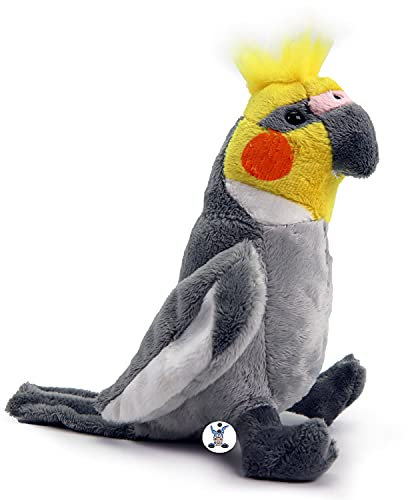 Nymphensittich Kuscheltier Vogel Sittich Kakadu Papagei Plüschtier Plüschsittich Ayana - Kuscheltiere*biz