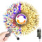 SHENKEY 4-in-1 Farbwechsel-Weihnachtslichterkette, 200 LED/25m Klare Draht-Fee-Lichter mit Timer-Fernbedienung und End-to-end Anschließbar, Weihnachtsbaumlichter für Innen- und Außendekorationen