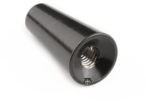 Audioproject A441 - Autoradio Autoantenne kurz 3 cm - Alu kompatibel für VW Golf Polo up Ford Fiesta Opel Mini FIAT Smart - Universal KFZ Dachantenne Auto Antenne Dach AM FM schwarz glänzend