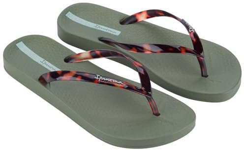 Ipanema Damen Anat Connect Fem Flache Sandale, grün, 38 EU