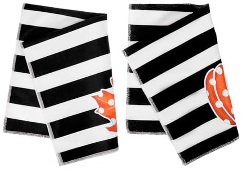 Zerodeko 2st Ahornblatt-geschirrtuch Herbstliches Küchentuch Herbsthandtuch Badetücher Ernten Küchenlappen Saugfähiges Handtuch Geschirrtücher Für Die Küche Superfeine Faser Kürbis Sanft