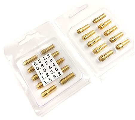 Veemoon Set Mit 20 Selbstspannenden Bohrern 4 8 Mm Durchmesser Messingspannzange Zum Bohren in Holz Und Metall