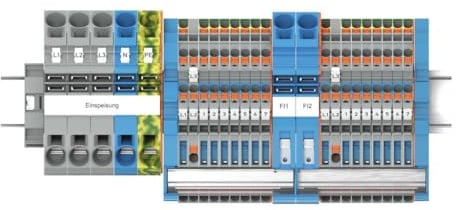 WAGO TOPJOB®S-Hauptverteiler-Set FI; mit Drücker - Verteiler - Elektroinstallationsmaterial - Kunststoff - 821-109