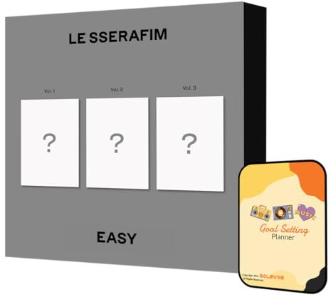 LE SSERAFIM Album - EASY Random ver.+Pre Order Benefits+BolsVos Exclusive K-POP Giveaways Package