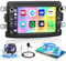 Hikity Android 13 Autoradio für Renault Dacia/Renault/Lada Xray 2 mit Wireless Carplay Android Auto Mirror Link, 7 Touchscreen Car Radio mit Navi 2USB WiFi SWC FM/RDS Mic Rückfahrkamera