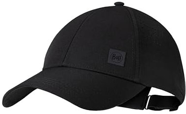 BUFF®| Kappe Summit Männlich Weiblich Erwachsene Verstellbar, Atmungsaktiv, UPF50, Komfortabel, Qualität, Leicht, Flexibel, S/M, Noir