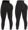 2024 Damen-Leggings, Yogahose, hohe Taille, Sport-Lift-Leggings für Yoga, Tik-Tok, 2 Po-Hose, Yogahose, Yoga-Kleidung für Damen, Schwarz , M