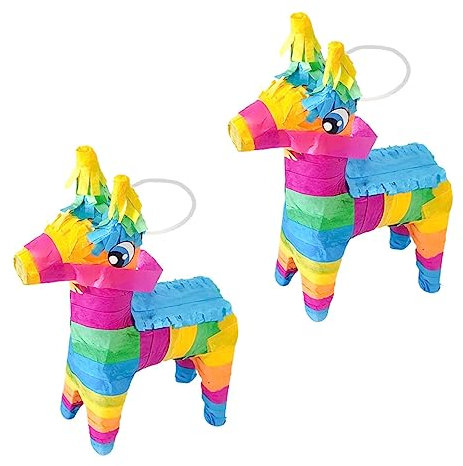 TOBBOMEY 2 Piezas Piñata Dulces Para Artículos De Fiesta Para Niños Mini Dulces Decoraciones Para Fiestas Temáticas Mexicanas Decoración De Fiesta Mexicana Decoraciones De Fiestas Papel
