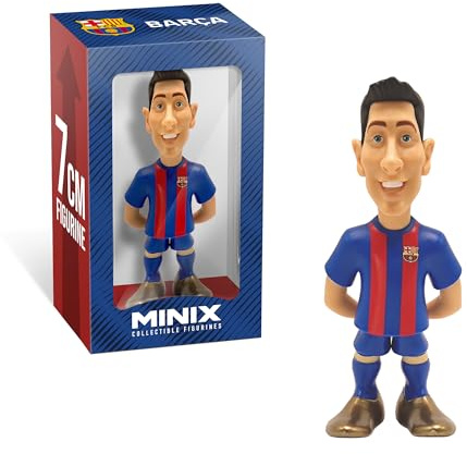 MINIX – Fußballstars Mini-Format – FC Barcelona – Lewandowski – Sammelfigur 7 cm