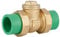 SAAWEE PE-Rohr-Rückschlagventil, Verbindungsrohrverschraubung, Wasserzähler, Wasserhahn-Wasserzähler, Rohr, Messing, DN20, DN25, DN50, Verbindungsrohr (20 mm, PPR, grün)