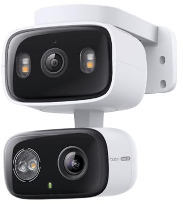 TP Link Tapo C246D Indoor/Outdoor Dual Lens Pan/Tilt Security Camera CCTV 2K 3MP
