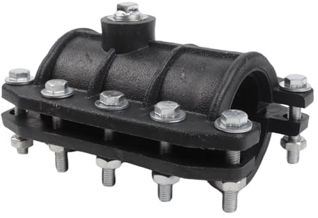 Auratrove Collier de réparation de tuyau pour tuyaux en cuivre de 25 mm, 32 mm et 63 mm – Manchon anti-fuite en polyéthylène pour fonte, PVC, ciment et eau Burst Fix