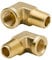 Legines 90 Degree Brass Street Elbow 1/2 NPT Male x 1/2 NPT Female Forged Pipe Fitting (Pack of 2)