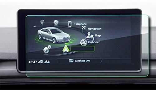 YEE PIN Aud i A4 B9 MMI A5 Q5 FY 2016 2017 2018 2019 Navigation Schutzfolie GPS Displayschutzfolie Navi Folie Gehärtetes Glas Schutz Auto Zubehör 8,3 Zoll