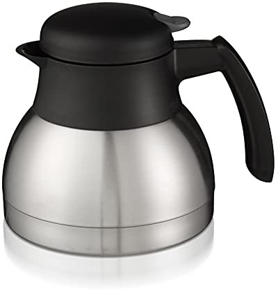 Bonamat Isolierkanne Edelstahl 0,9 Liter mit Drehdeckel