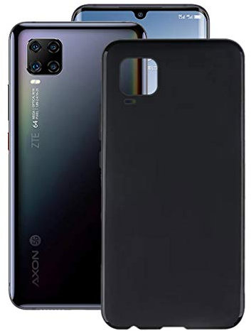 ZXLZKQ Hülle Schale für ZTE Axon 11 5G (6.47 Zoll), Hülle Silikon Case Schwarz TPU Cover Bumper Schutzhülle Anti-Kratzen Protective Schale für ZTE Axon 11 5G - Schwarz