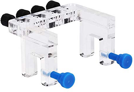 Aquarium Tube Fixture Holder, Acrylic Aquarium Soft Tube Fixture Holder Aquarium Dosing 4 Way Tube Holder Tubling for Holding Dosing Pump Air Pump Soft Hose