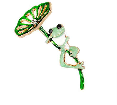 Un-brand Emaille Anstecknadel Frosch Brosche Party Valentine Brosche Kragen Schmuck Geschenk Neu Freigegeben