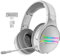 Phoenix Echo Wireless Auriculares Inalámbricos Gaming 7.1 para PS5, Switch y PC, Receptor Tipo C con Adaptador, Iluminación RGB, Micrófono, Cancelación de Ruido (no BT) (Blanco)