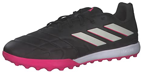 adidas Unisex Copa Pure.3 Turf Boots, Core Black / Zero Metalic / Shock Pink, 40 EU