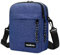 MOCOCITO Umhängetasche, Schultertasche für Herren, Kuriertasche aus Nylon, Messenger Bag für Tägliches Leben Reise(Groß-Leinenblau)