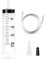 Large Syringe, 200ml Reusable Liquid Syringes with 1m Tube Large Capacity Plastic Syringe Individual Package for Laboratory Measuring, Garden, Industry, Oil or Glue Applicator, Pets Feeding